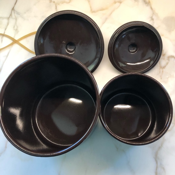 French Style Enamel Canisters - L’Hotel Des Royales - Picture 4 of 8